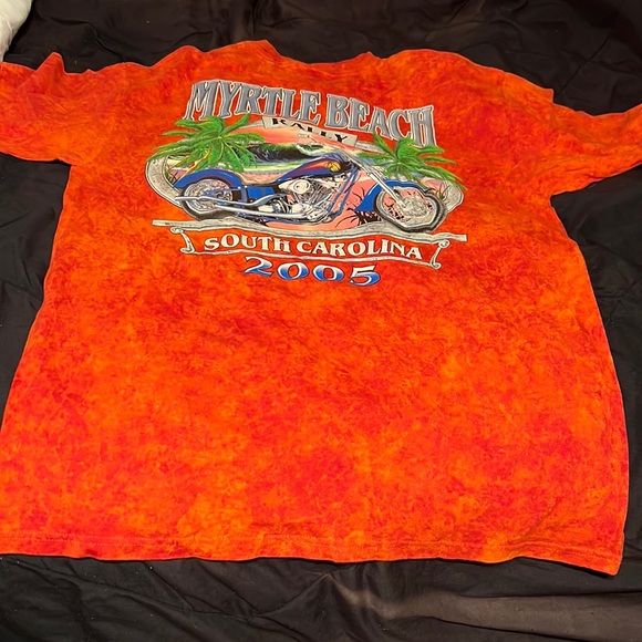Anvil Other - Myrtle Beach Bike Week 2005 Souvenir Short Sleeve T-shirt w/pocket
